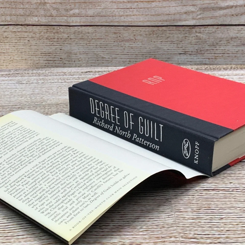 Degree of Guilt Richard North Patterson Hardcover Book 1992 First Edition‎ Knopf